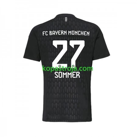 Billiga Fotbollströjor Bayern München Yann Sommer 27 Målvakt Hemma tröja 2023/24 Kortärmad